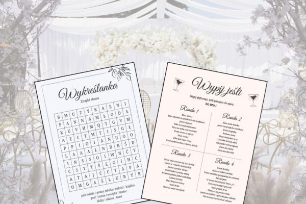 1-10 Gry Weselne Do Druku 10 Gier natychmiastowe Pobieranie, zabawy i gry weselne, gry weselne pomysły, gry na wesele, gry weselne dla gości, weselne gry i zabawy, gry i zabawy na weselu,