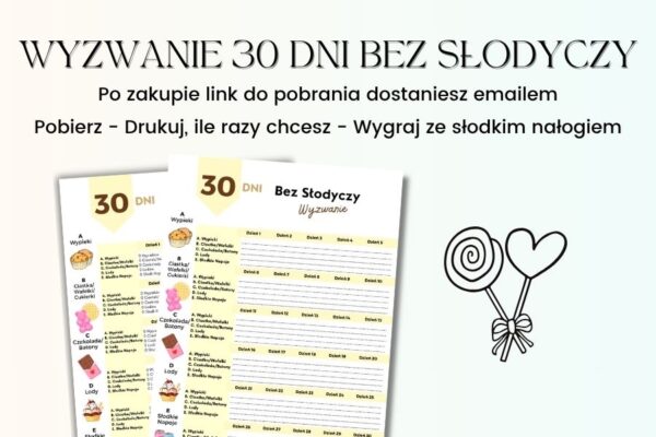 Wyzwanie Bez Słodyczy 30 Dni, wyzwanie zero slodyczy, wyzwanie slodyczowe, wyzwanie słodyczowe, 2 tygodnie bez slodyczy, wyzwanie 30 dni bez cukru,