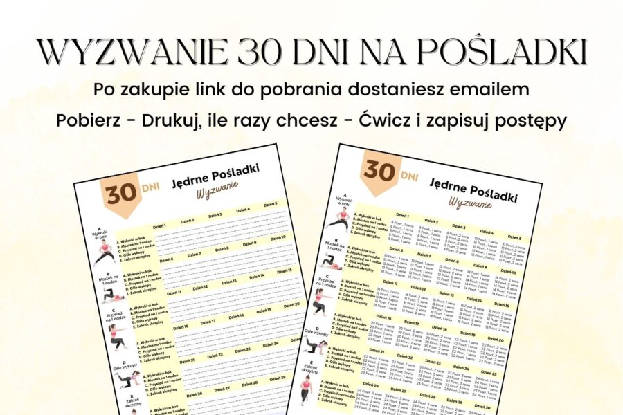 Wyzwanie jędrne pośladki 30 dni do druku, 30 dniowe wyzwanie pośladki, wyzwanie pośladki 30 dni, wyzwanie uda i pośladki, pośladki wyzwanie 30 dni, wyzwanie posladki przysiady,