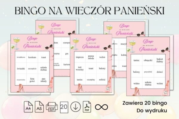 bingo wieczór panieński 20 kart (6), bingo gry na wieczór panieński do wydrukowania pdf, zabawy gry na wieczór panieński do wydrukowania pdf, zabawy quiz gry na wieczór panieński do wydrukowania,