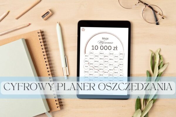 Cyfrowy planer oszczędzania A4 62 strony hiperłącza linkowany, planer budżetu domowego, elastyczny planer budżetu, planer budżetu pdf, planer budżetu do druku, planer budżetu domowego do druku