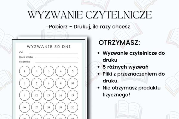 wyzwanie czytelnicze lubimy czytać, wyzwanie na czytanie, wyzwanie książkowe,