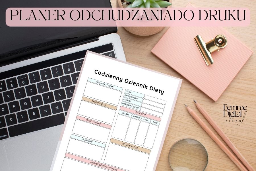 fit planer, planer ćwiczeń, planer ćwiczeń pdf, planer dietetyczny do druku,