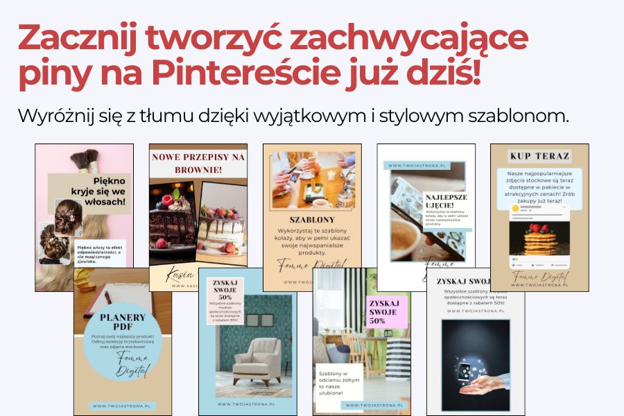 social media szablon, social media szablony, szablony social media, szablony Canva Pinterest szablony social media