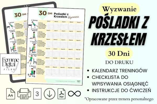 ćwiczenia z krzesłem dla seniorów, ćwiczenia z krzesłem w domu, 10 ćwiczeń z krzesłem, proste ćwiczenia z krzesłem, ćwiczenia z krzesłem na nogi, ćwiczenia na pośladki z krzesłem