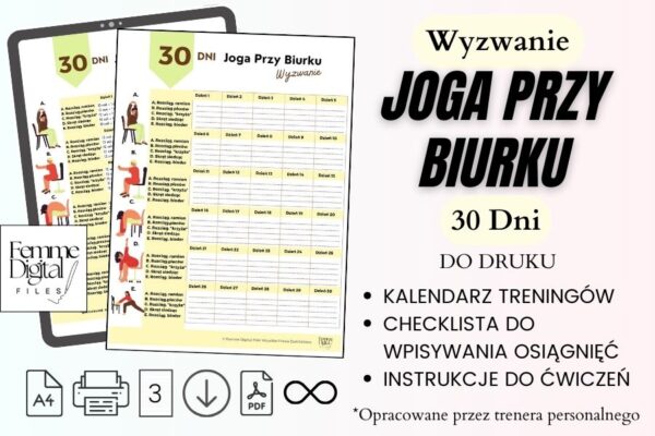 joga przy biurku, joga przy biurku karty, joga w biurze, joga przy biurku karty, joga za biurkiem, Joga w pracy, joga w pracy biurowej,