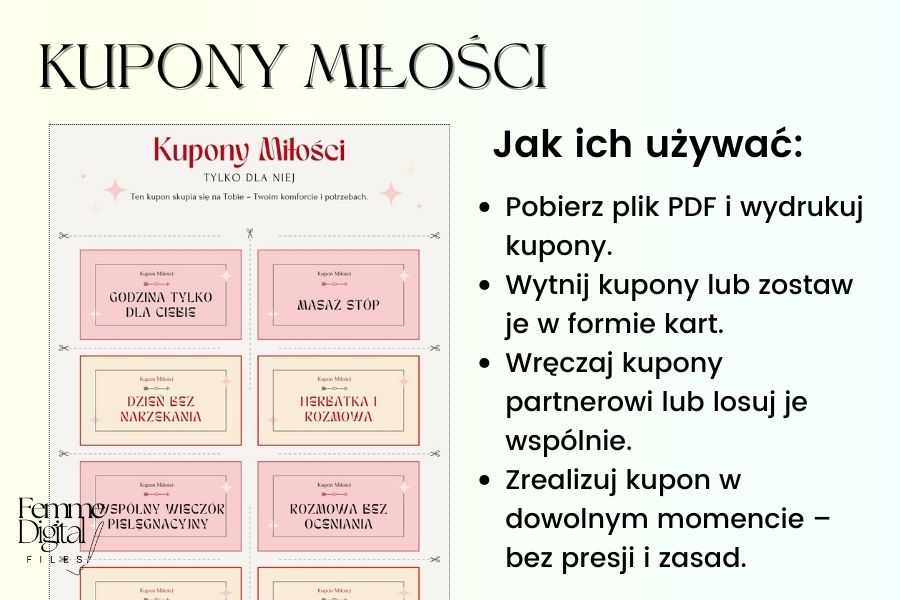 pomysł na kupony miłości, kupony miłości co wpisać, kupony miłości dla dziewczyny, kupony milosne, kupony miłości diy,